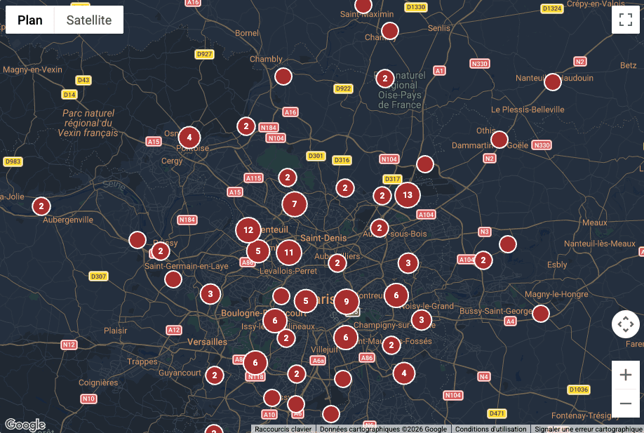 Orders map